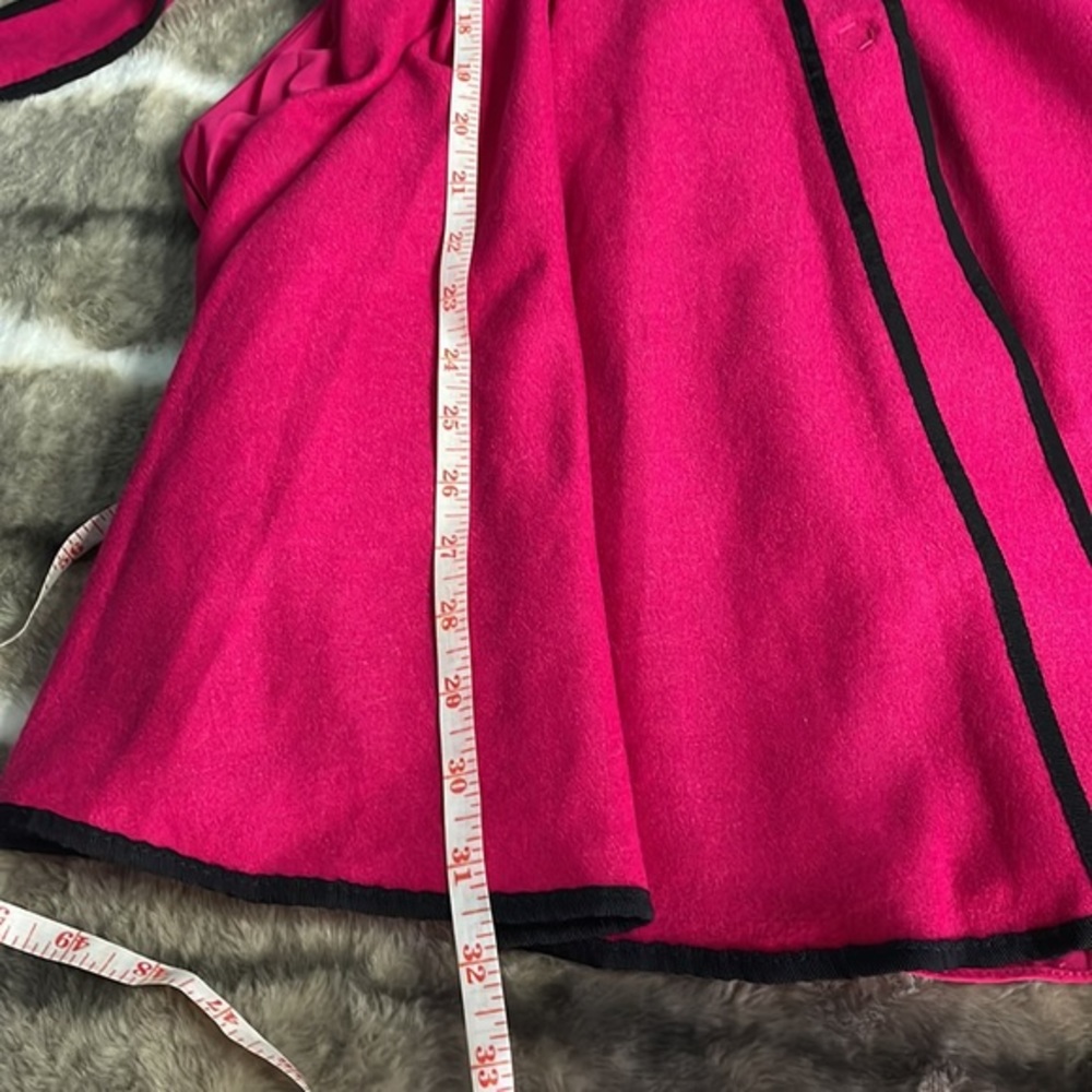 Vintage Elegant Pink Dress with Black Accents - Picture 7 of 8